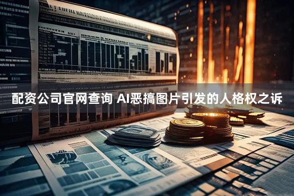 配资公司官网查询 AI恶搞图片引发的人格权之诉